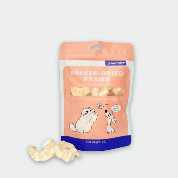 Pawcket Freeze-Dried Raw Prawn Cat Treat