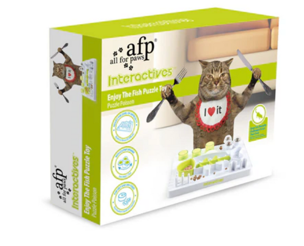 AFP Interactives Enjoy The FIsh Feeder Puzzle Toy