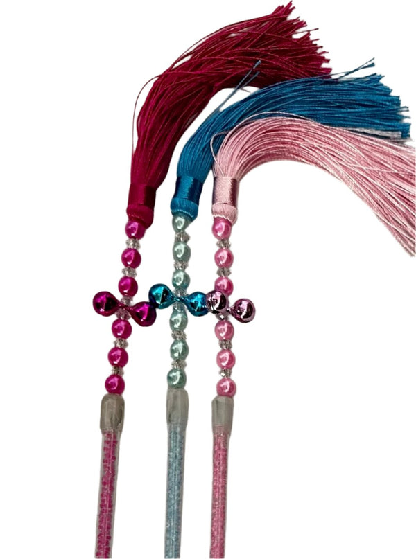 Wand Silk Tassel With Bells