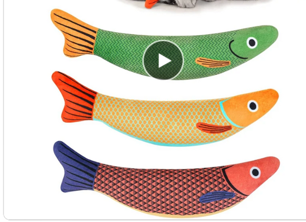 Goldfish Kicker Catnip with rattle