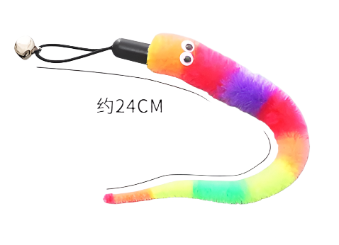 Wiggly Worm Multicolour Wand Attachment