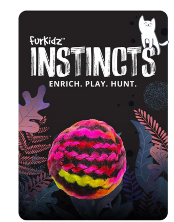 Furkidz Woolly Ball pink 5cm