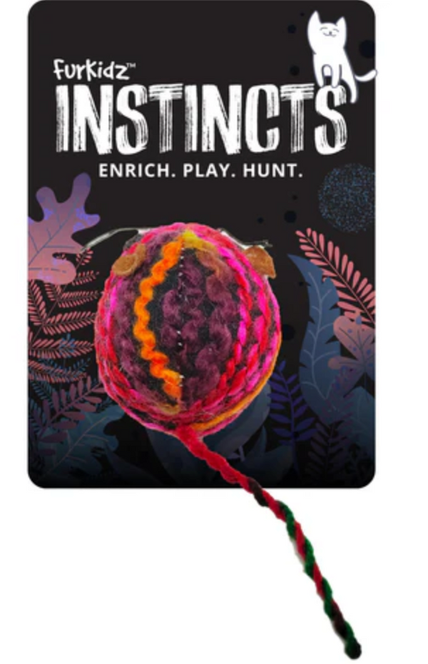 Furkidz Woolly Mouse pink 6 cm