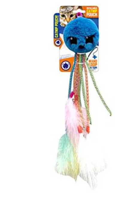 Nerf Cat Ultra Plush Octopus with Catnip Pouch