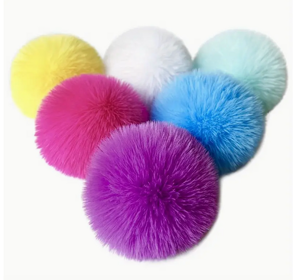 Fur Balls Assorted colours 8 cm