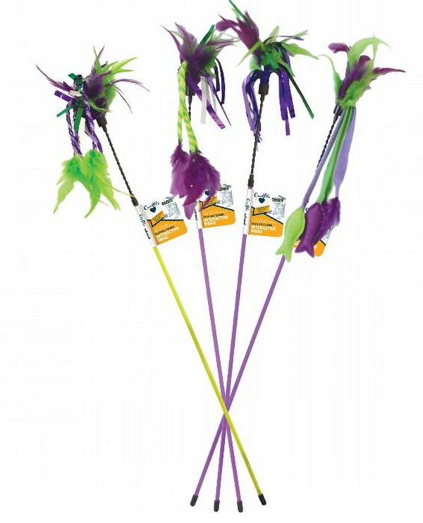 OurPets GoCatGo! feather Teaser Wand