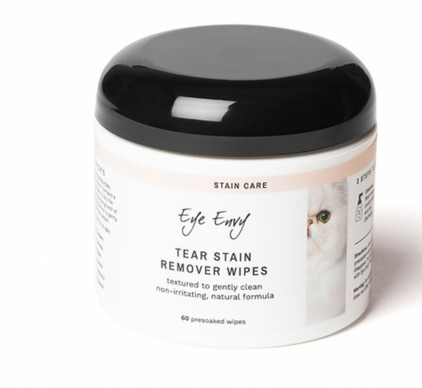 Eye Envy Gentle Action Dry Applicator Pads for Cats - Jar 30 pads