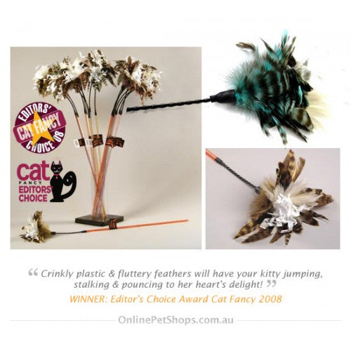 Vee PURRfect Crinkle Bouncer Wand