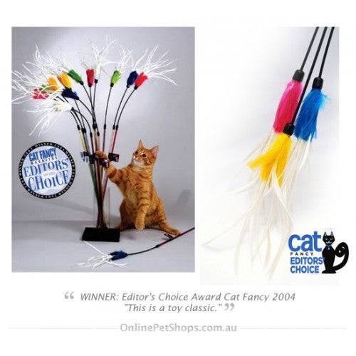 Vee PURRfect Feather Bouncer Wand