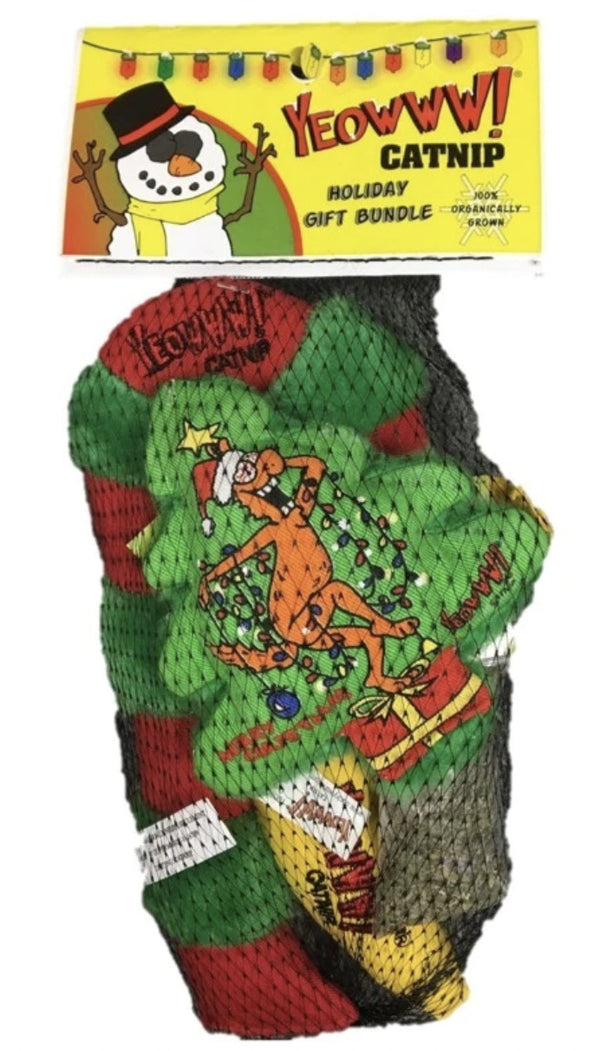 Yeowww! Kris Kringle Holiday Cat Toy Bundle(limited edition)