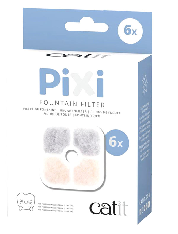 Catit Pixi Fountain Filter Cartridge 6 Pack