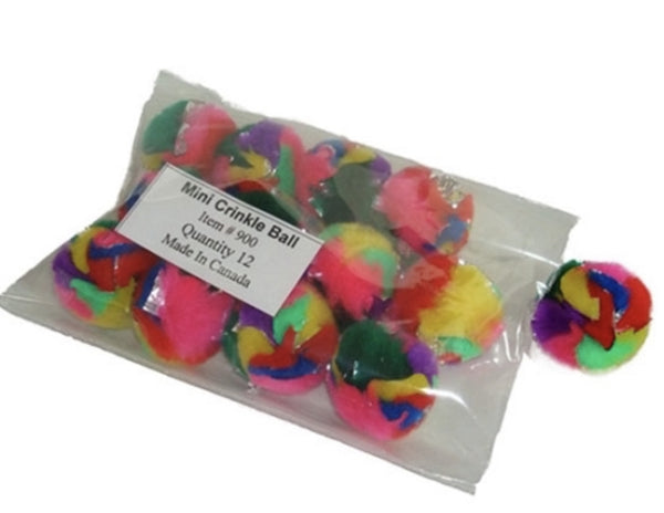 Cancor Mini Crinkle Ball 12 pack