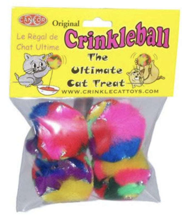CanCor Mini Crinkle Ball Pack of 4
