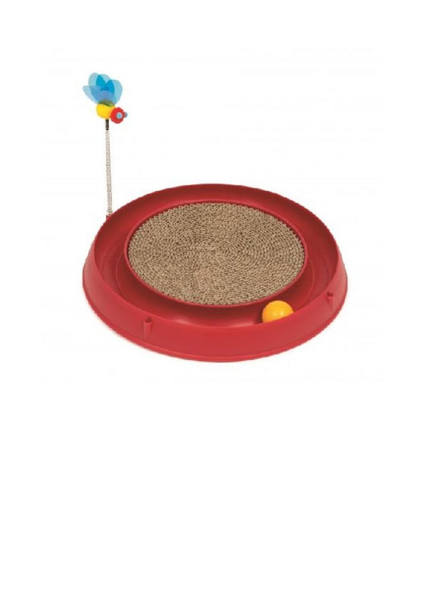 Catit Play 3 in 1 Circuit Ball Toy With Scratch Pad