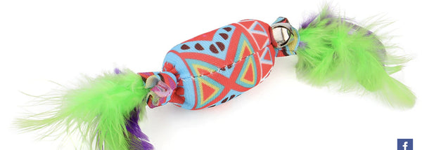 Catnip Roll with Feathers
