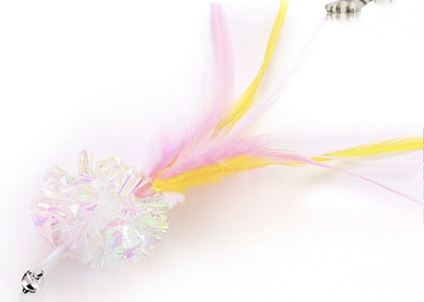 Crinkle Ball and Feather Wand Attachment