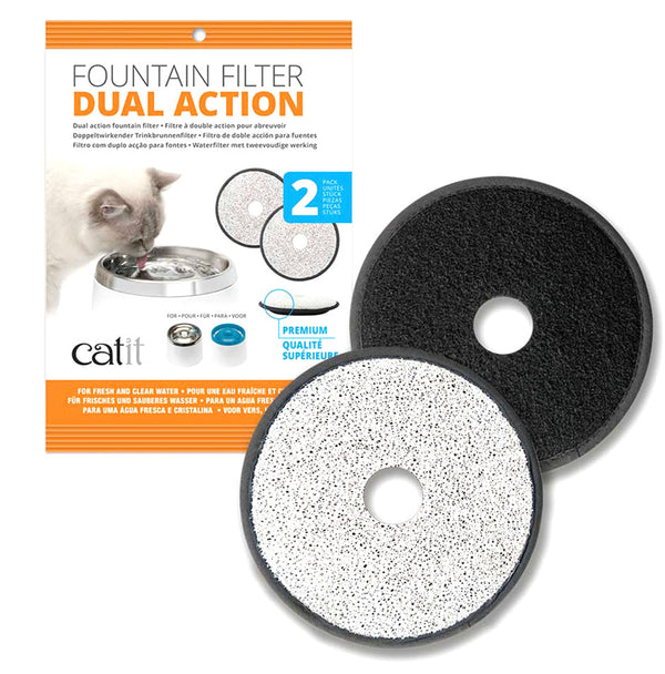 Catit 2.0 Senses Fountain Replacement Filter Cartridges (2 pack)