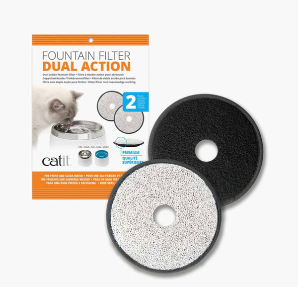 Catit Senses Fresh N Clear 2 ltr Carbon Filter 2pk
