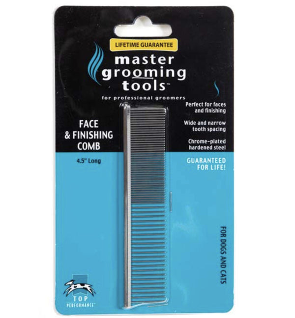 Master Grooming Face Comb Fine 4.5"