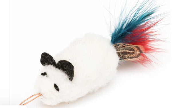 Cat Lures Wooly Feather Mouse