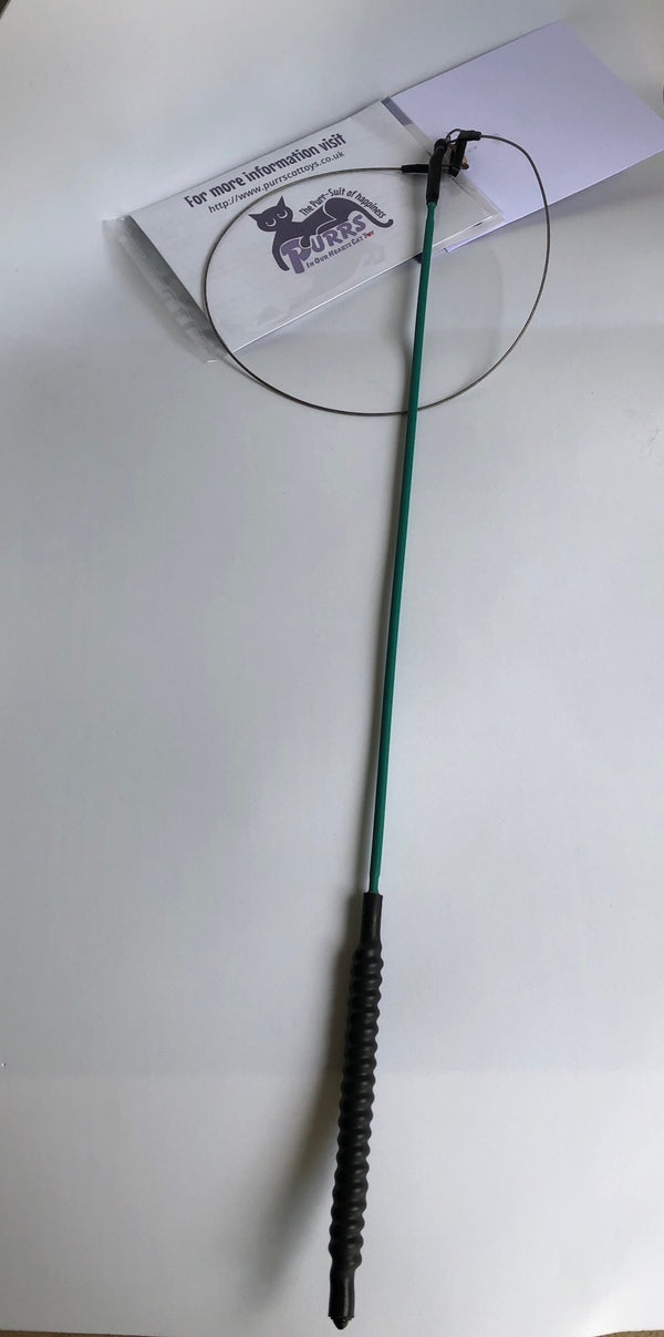 Purrs Rodent Racer SHORT Interchangable Wire Cord Toy - WAND ONLY