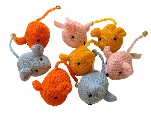 Mice Knitted with Bell