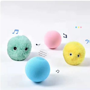 Ball plush with animal sound