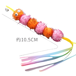 Plush Balls and RIbbon Wand Attachment