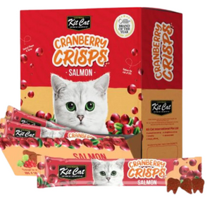 Kit Cat Cranberry Crisps Salmon Cat Treats 20gm