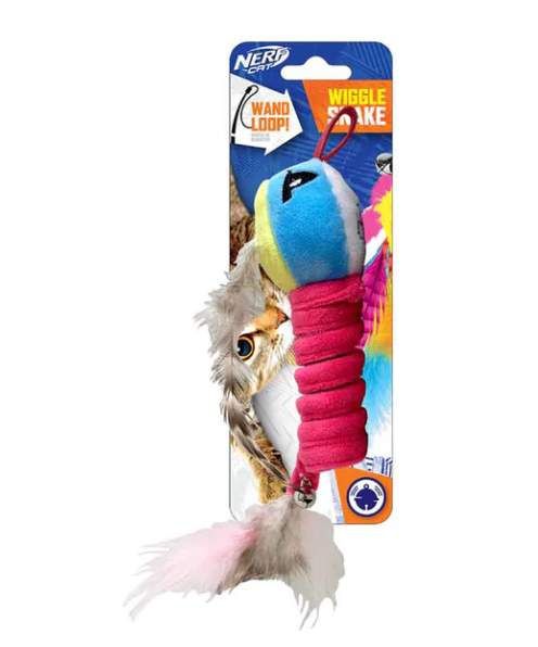 Nerf Cat UltraPlush Spring Snake w/Bell 15cm