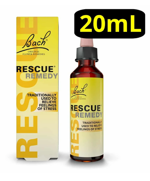 Bach Rescue Remedy 20ml for Pets Stress Relief and Emotional Balance