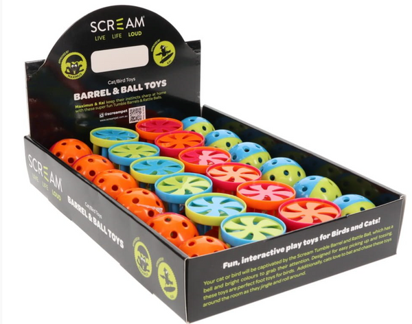 Scream Barrell and Ball  Multicolour