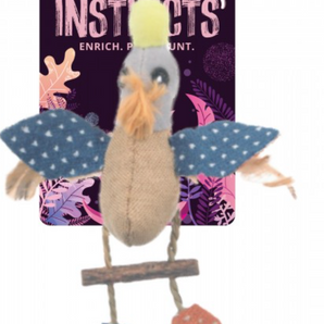 Furkidz Burlap Cat Toy - Bird