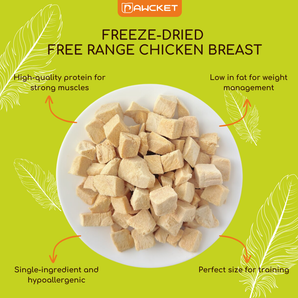 Pawcket Freeze Dred Chicken Breast 80 gram