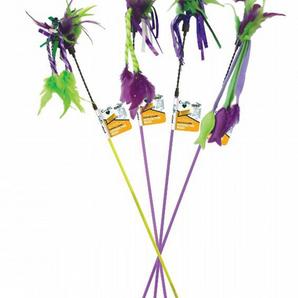 Our Pets GoCatGo! feather Teaser Wand