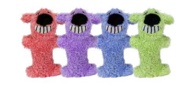 Multipet Loofa Dog FOR Cats, Cat Toy 3", Assorted Colours