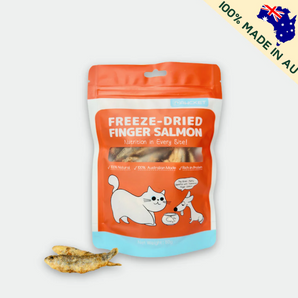 Pawcket Freeze-Dried Raw Finger Salmon Cat Treat 50gm
