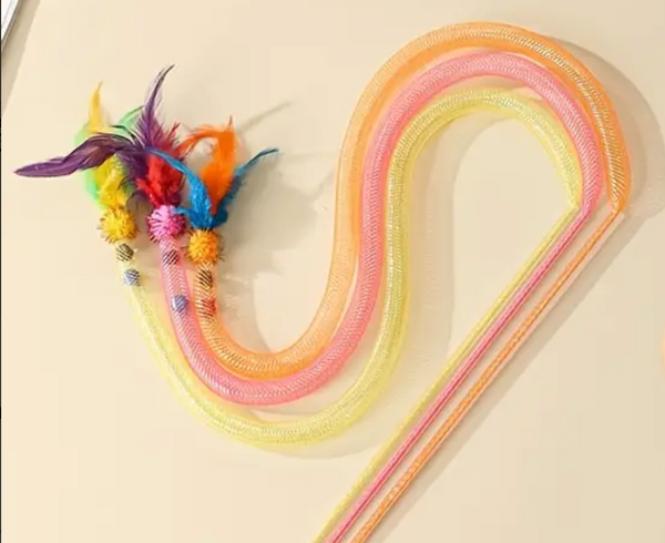 Slinky Wand with Feathers