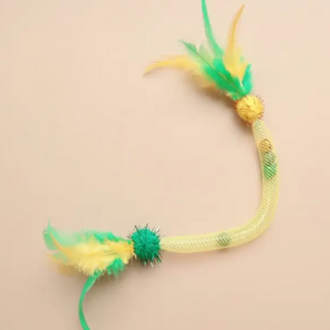 Slinky with Feathers and Bell