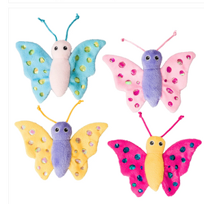 Spot Shimmer Glimmer Butterfly Catnip Toy
