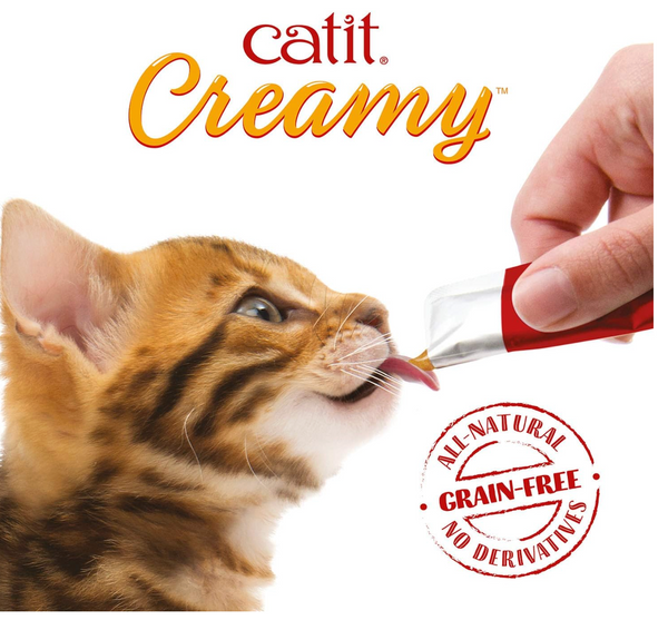 Catit Creamy Cat Treats Atlantic Salmon 4 x 10gm