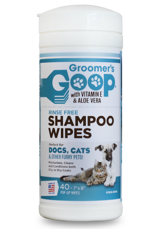 Groomers Goop Shampoo Wipes 40 ct