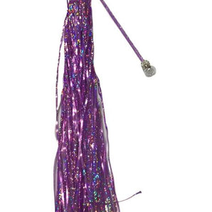 Mylar Wand With Bell and Short Sparkle Pole