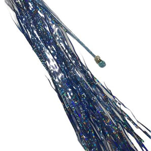 Mylar Wand With Bell and Short Sparkle Pole