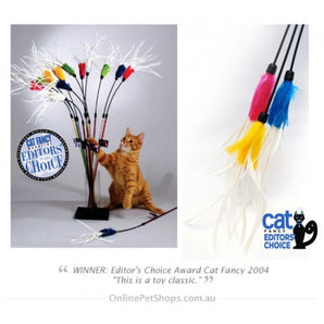 Vee PURRfect Feather Bouncer Wand