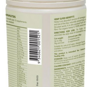Vetalogica Hemp Clinicals Calming Plus Cat Supplement 100g