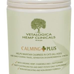 Vetalogica Hemp Clinicals Calming Plus Cat Supplement 100g