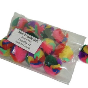 Cancor Mini Crinkle Ball 12 pack