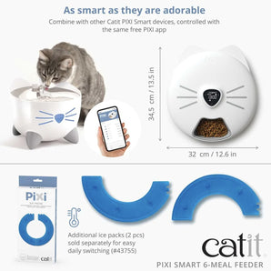 Catit Pixi Smart 6 Meal Feeder Unit