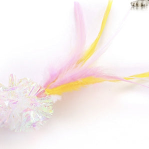 Crinkle Ball and Feather Wand Attachment